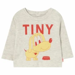 T-shirt Chiot Coton Bio | Beige chiné