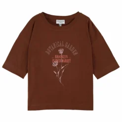 T-shirt Cindy Coton Bio | Marron