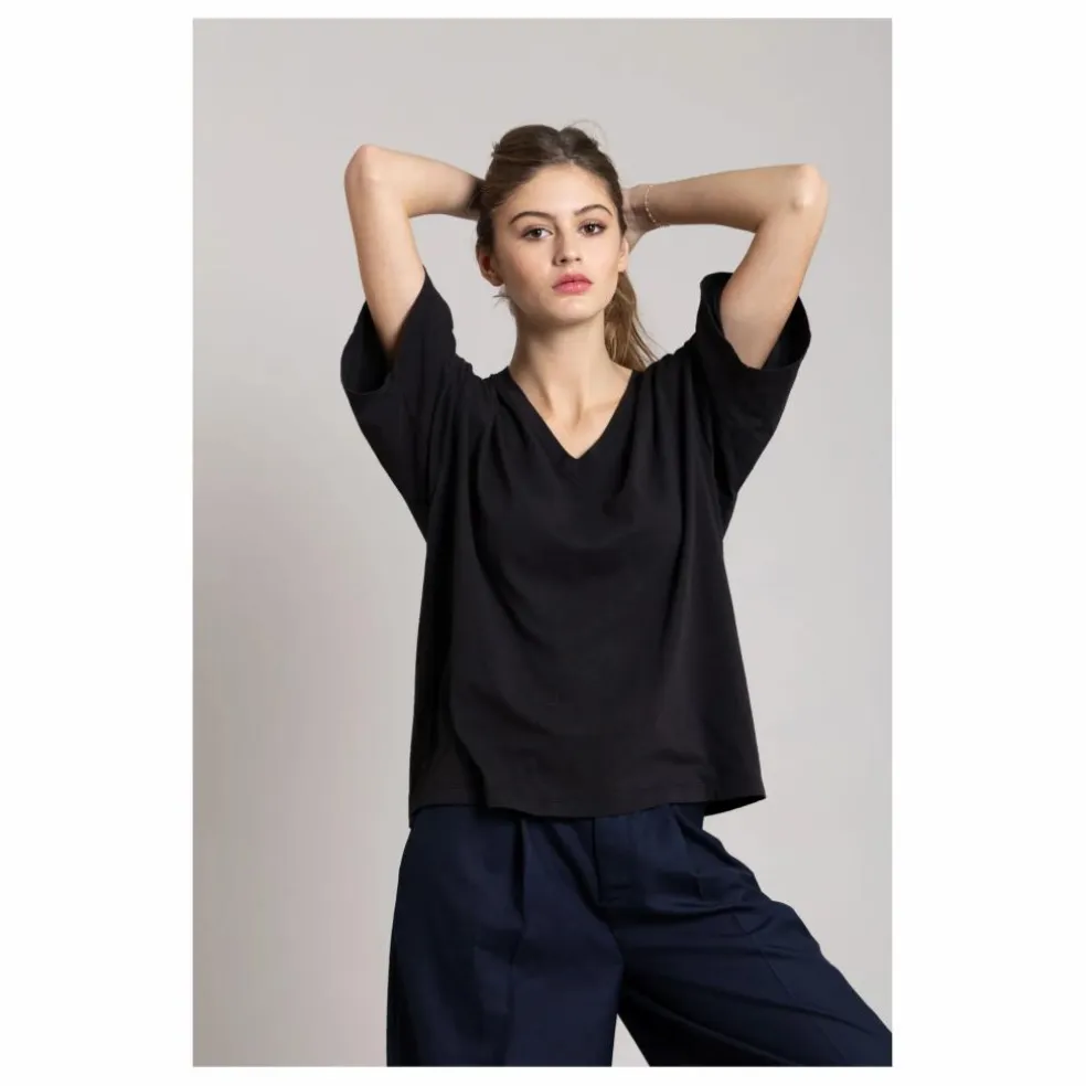 T-shirt Cloud Coton Bio | Noir