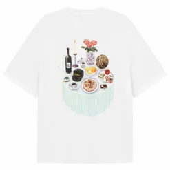 T-Shirt Col Rond Cole Table Cotton Bio | Marron