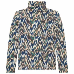 T-shirt Col Roulé Aurelia | Bleu