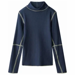 T-shirt Col Roulé Rennie | Bleu marine