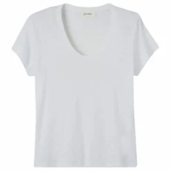 T-shirt Col U Jacksonville | Blanc