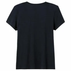 T-shirt Col U Jacksonville | Noir