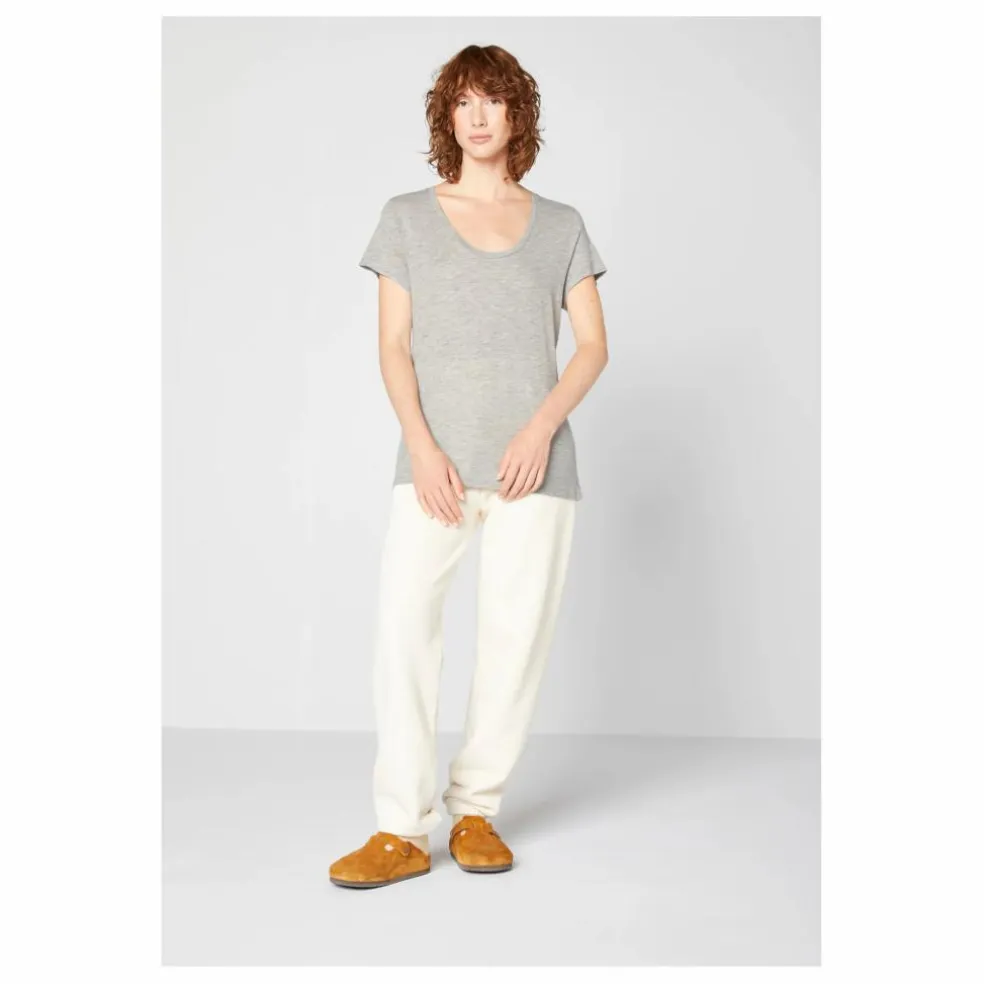 T-shirt Col U Jacksonville | Gris chiné