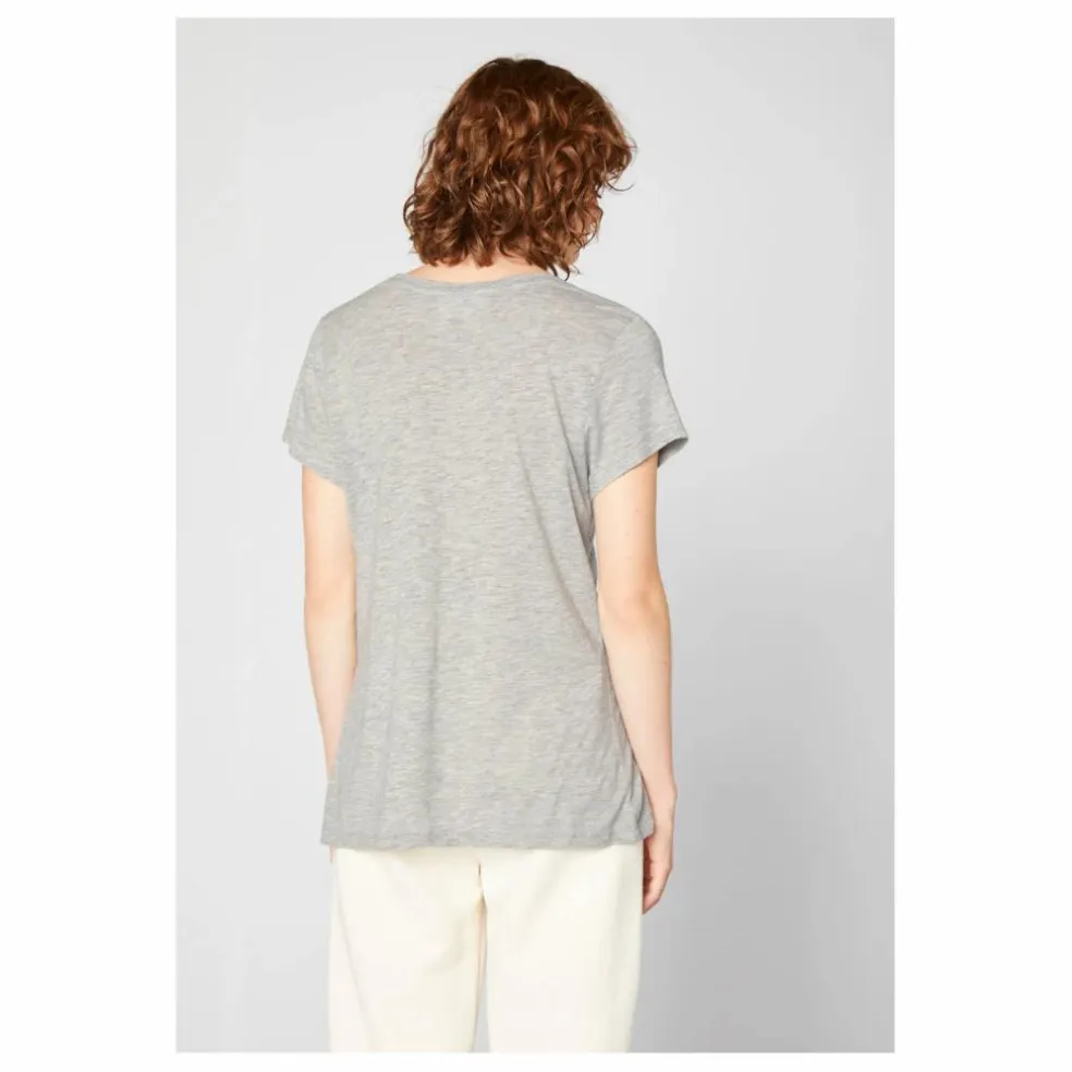T-shirt Col U Jacksonville | Gris chiné