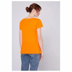 T-shirt Col V Jacksonville | Orange