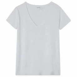 T-shirt Col V Jacksonville | Blanc