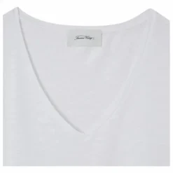 T-shirt Col V Jacksonville | Blanc