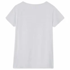 T-shirt Col V Jacksonville | Blanc