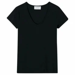 T-shirt Col V Jacksonville | Noir