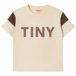 T-shirt Colorblock Coton Bio | Crème