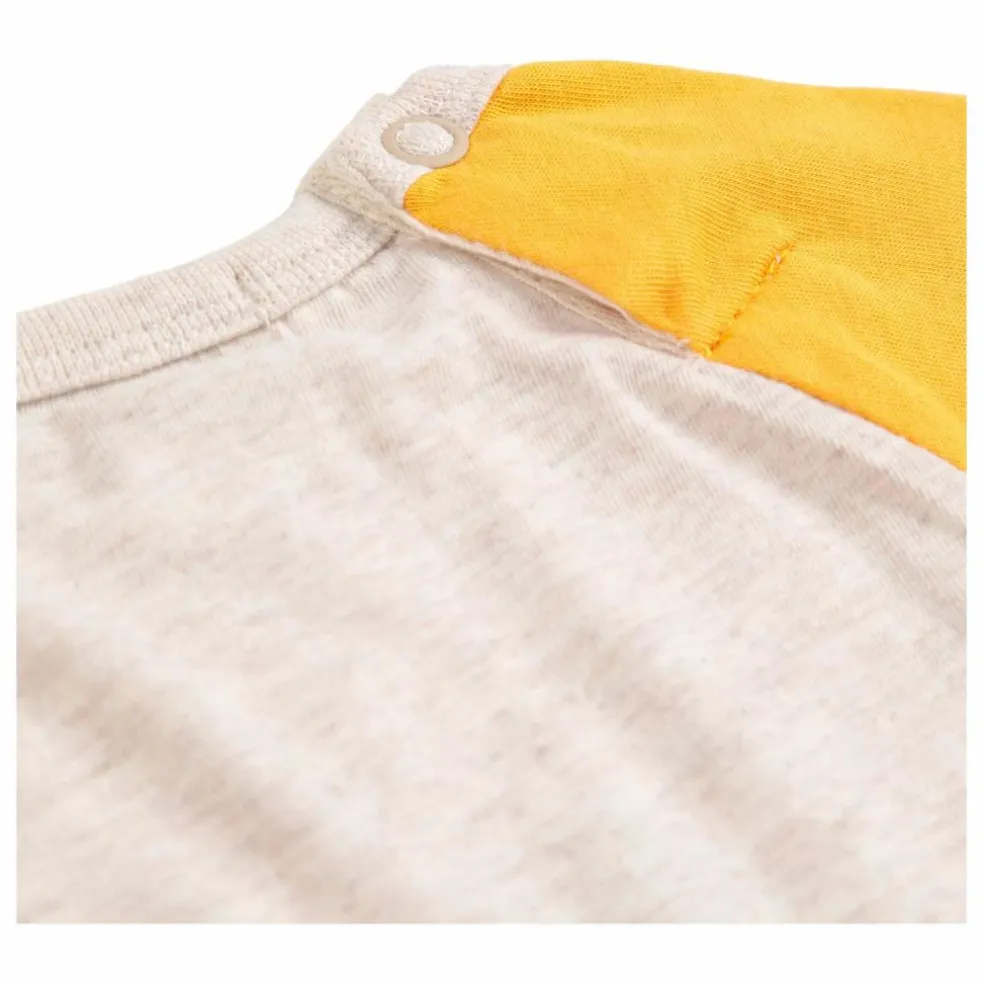 T-shirt Colorblock Trèfle Coton Bio | Ecru