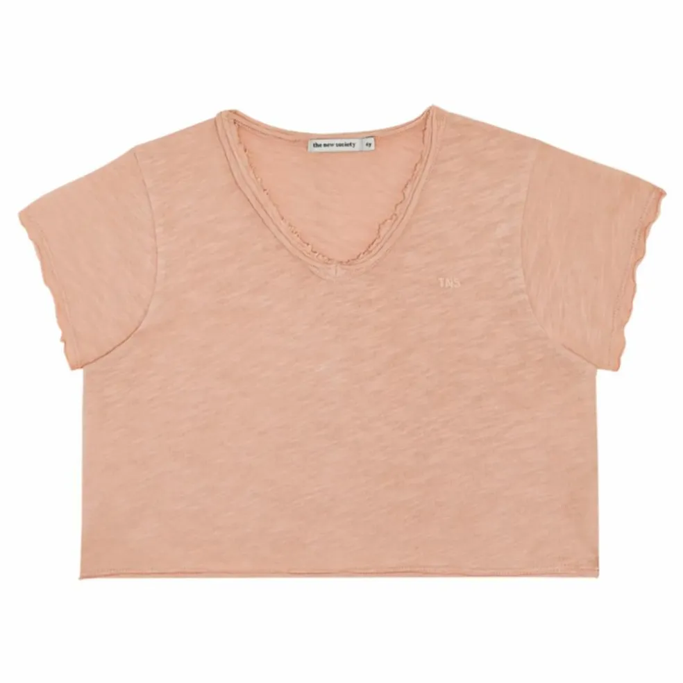 T-Shirt Colore Coton Bio | Rose pâle