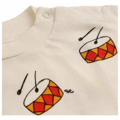 T-Shirt Coton Bio Tambours | Ecru