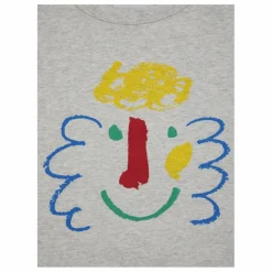T-Shirt Coton Bio Visage | Gris