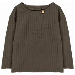 T-shirt Côtelé Orso Coton Bio | Taupe
