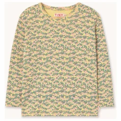 T-shirt Côtelé Pommes Coton Bio | Jaune