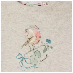 T-shirt Côtelé Tahsina Coton Bio | Beige chiné