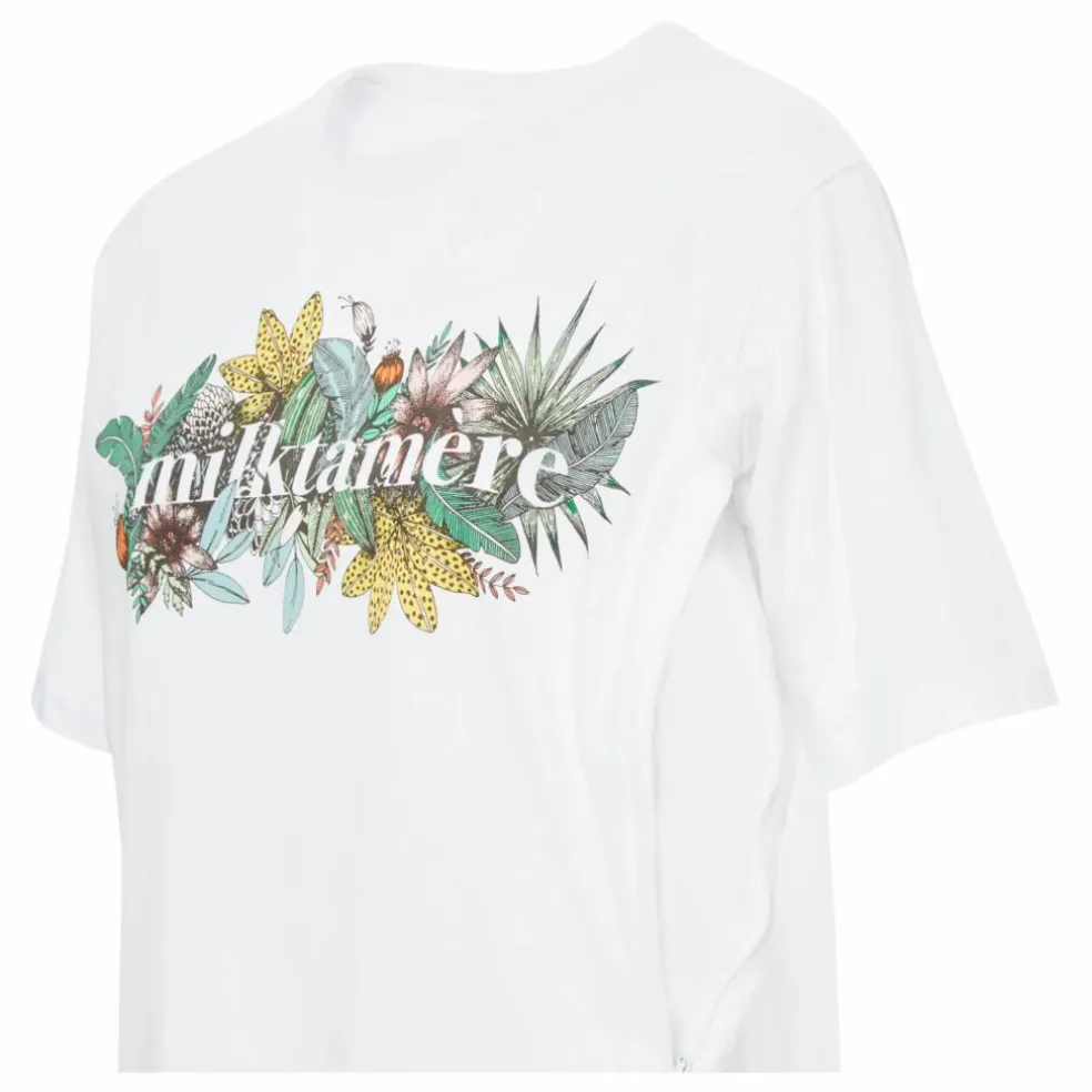 T-Shirt d'allaitement Milktamère | Blanc