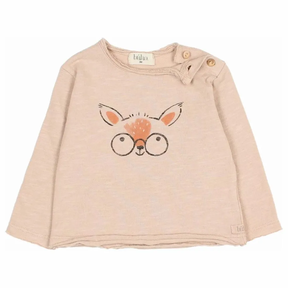 T-shirt Deer Coton Bio | Rose