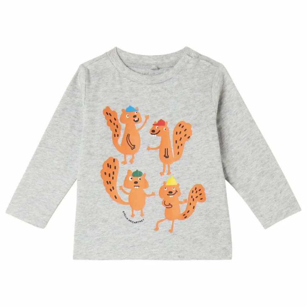 T-shirt Ecureuils | Gris chiné