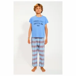T-shirt Feelin Alive | Bleu