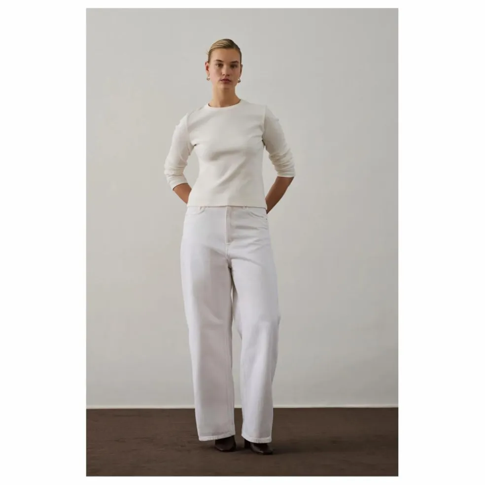 T-shirt Flavie Coton Bio | Blanc