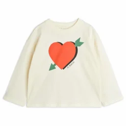 T-shirt Flèche Coeur Coton Bio | Ecru
