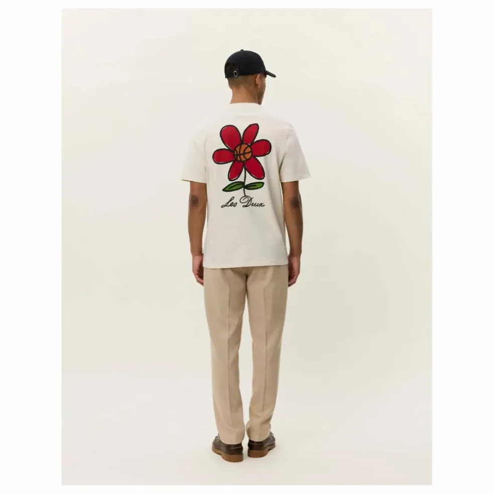 T-Shirt Flower Basket | Ivoire