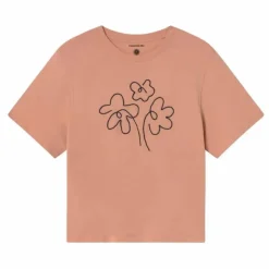 T-shirt Flower Rope Lucia Coton Bio | Rose