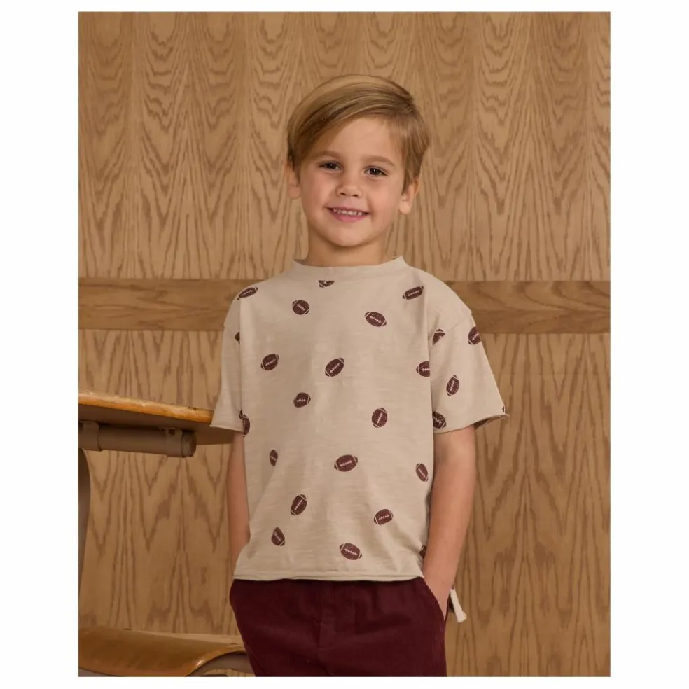 T-shirt Football | Stone