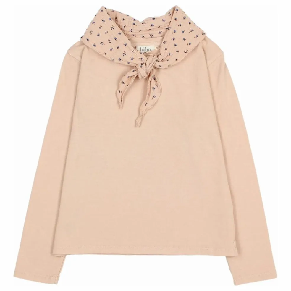 T-shirt Foulard Gaze de Coton Bio | Rose