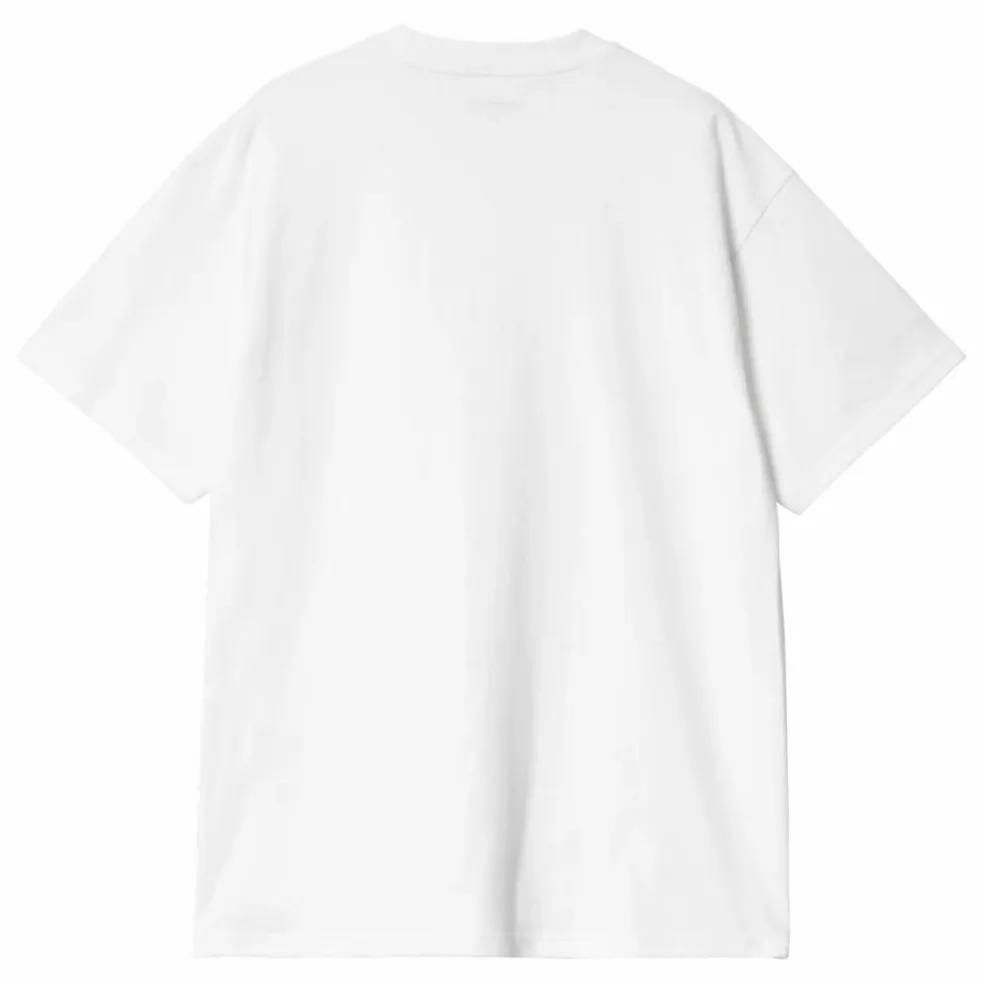 T-shirt Fragments Pocket Coton Bio | Blanc