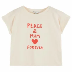 T-Shirt Fête des Mères Coton Bio | Crème