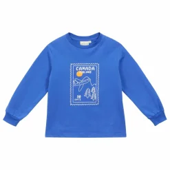 T-shirt George Coton Bio | Cobalt