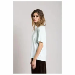 T-shirt Hana Coton Bio | Bleu Glacier