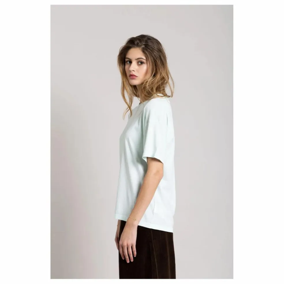 T-shirt Hana Coton Bio | Bleu Glacier