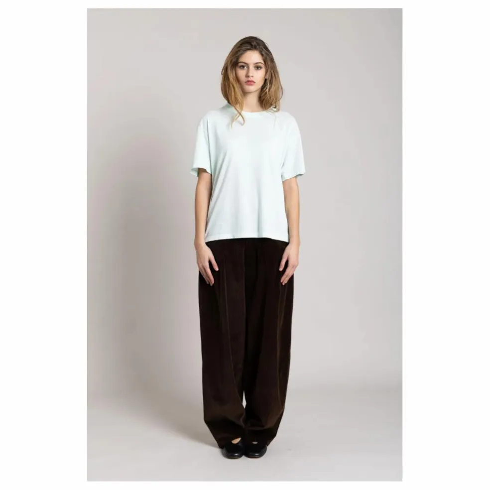 T-shirt Hana Coton Bio | Bleu Glacier