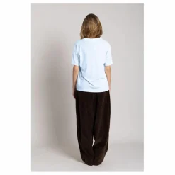 T-shirt Hana Coton Bio | Bleu Glacier
