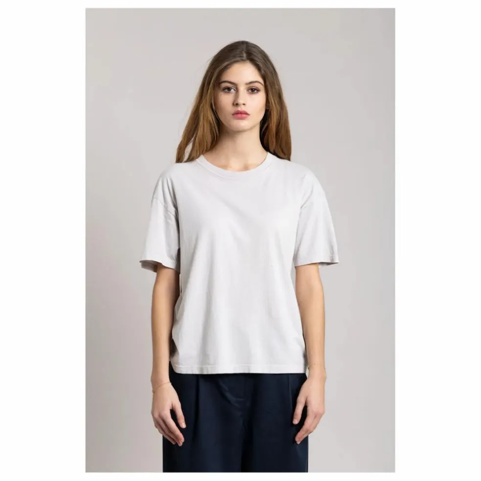 T-shirt Hana Coton Bio | Gris perle