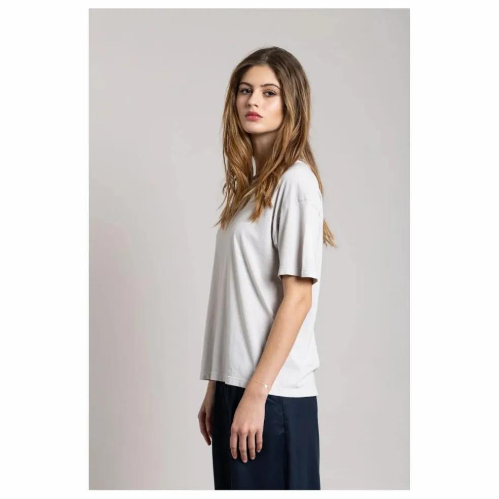 T-shirt Hana Coton Bio | Gris perle