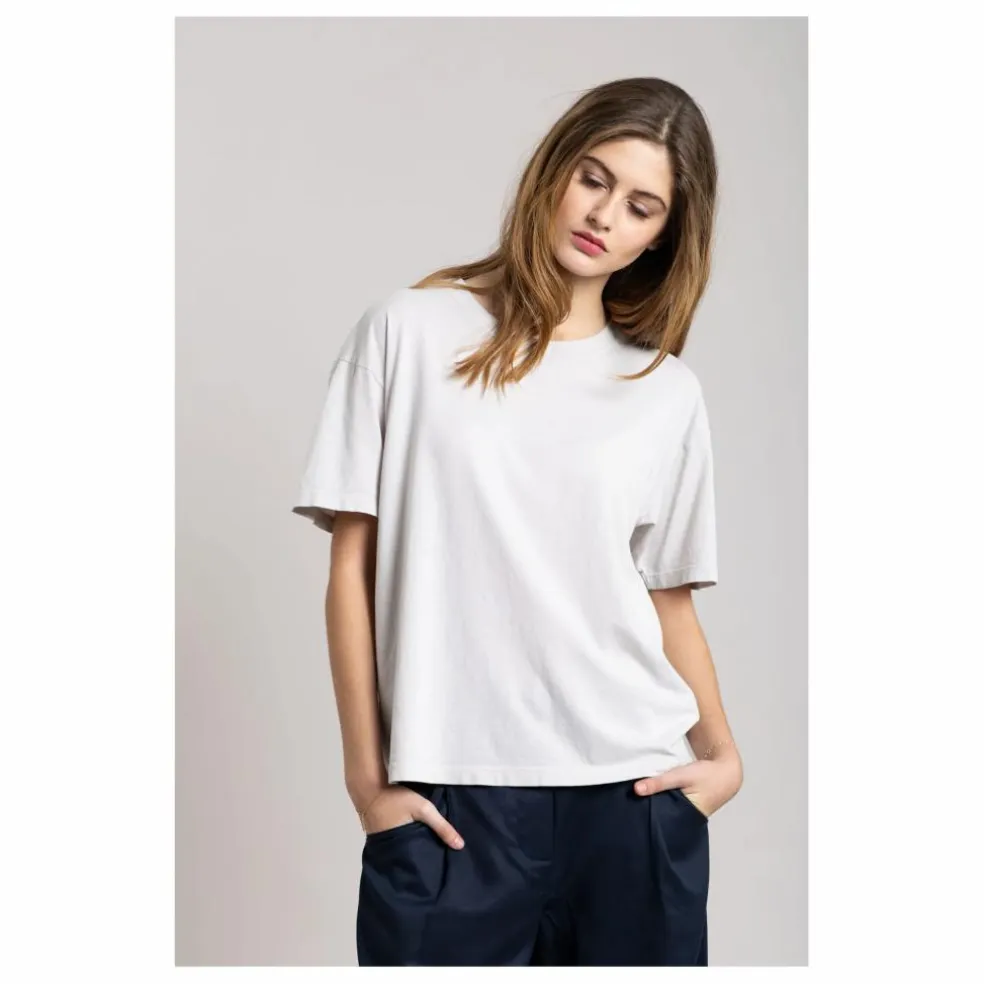 T-shirt Hana Coton Bio | Gris perle