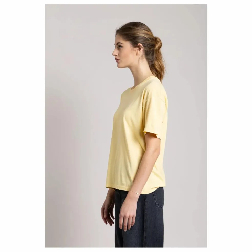 T-shirt Hana Coton Bio | Jaune pâle