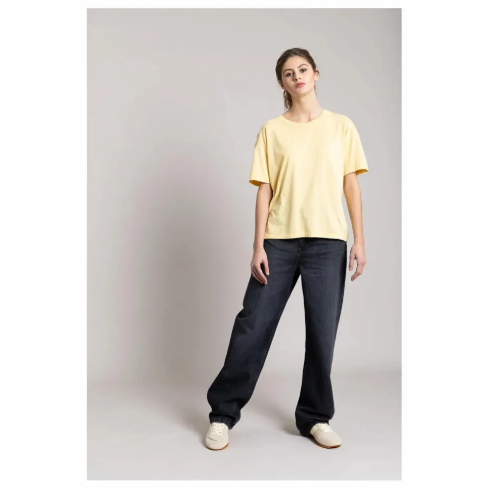 T-shirt Hana Coton Bio | Jaune pâle