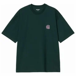 T-shirt Helix Coton Bio | Vert foncé