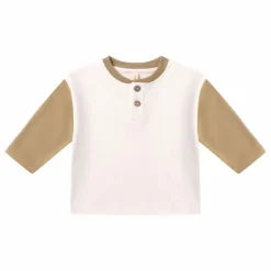 T-shirt Henley Coton Bio | Ivoire