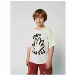 T-shirt High Five Coton Bio | Ecru