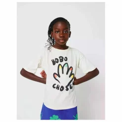 T-shirt High Five Coton Bio | Ecru