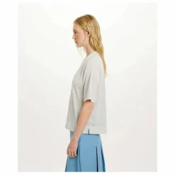T-shirt Iora Métallisé | Gris clair